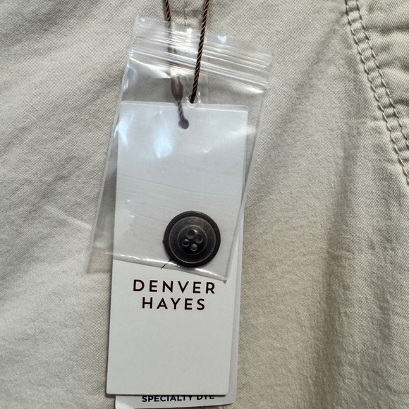 Denver Hayes Hi-Rise Straight Crop Pants Beige - Picture 6 of 13